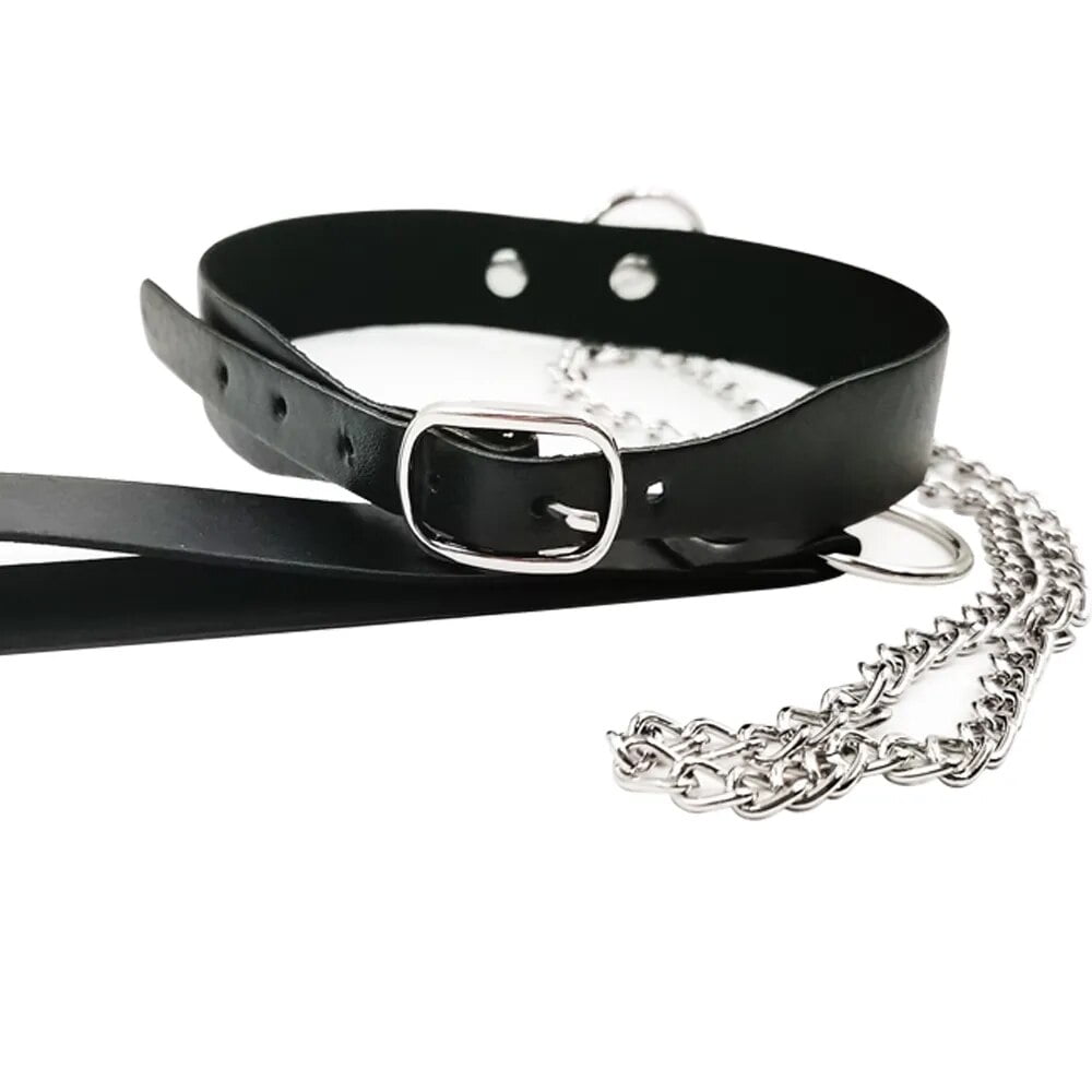 Juguetes Sexuales Para Parejas, Bdsm Fetiche, Bondage, Esclavo, Collar  Sexual, Correa, Cadena De Acero. - Regional SexShop